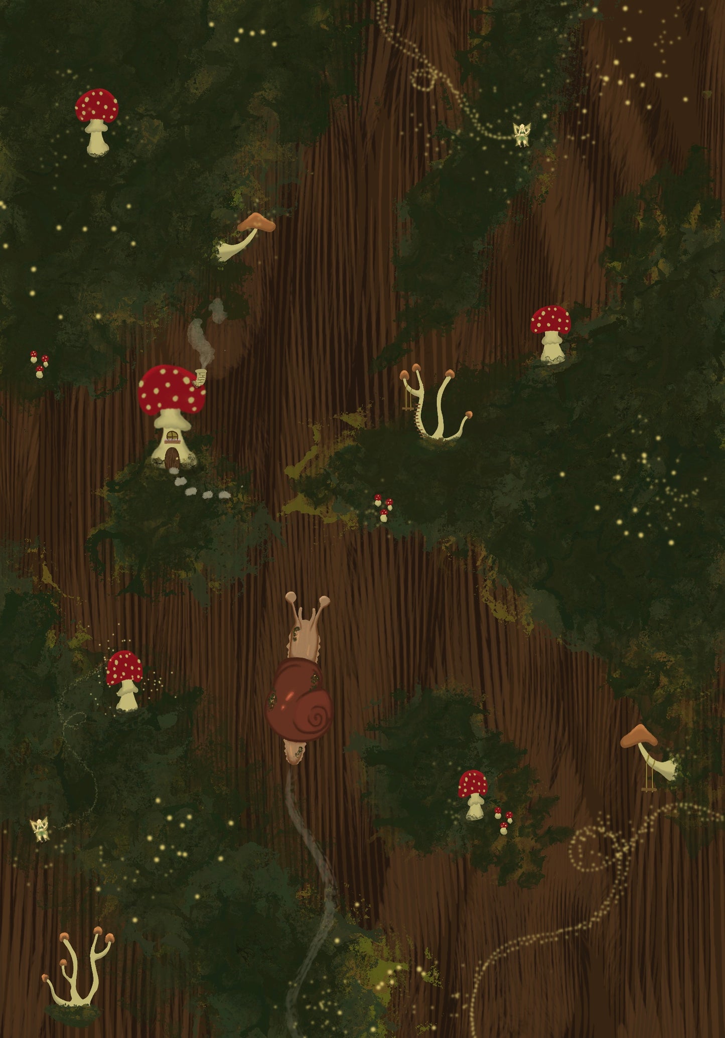 PREORDER Mossy Tree Art Print