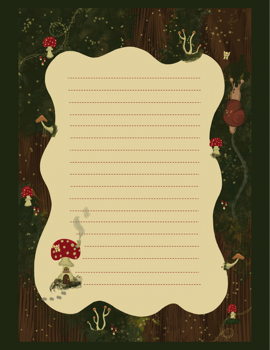 PREORDER Mushroom House Notepad